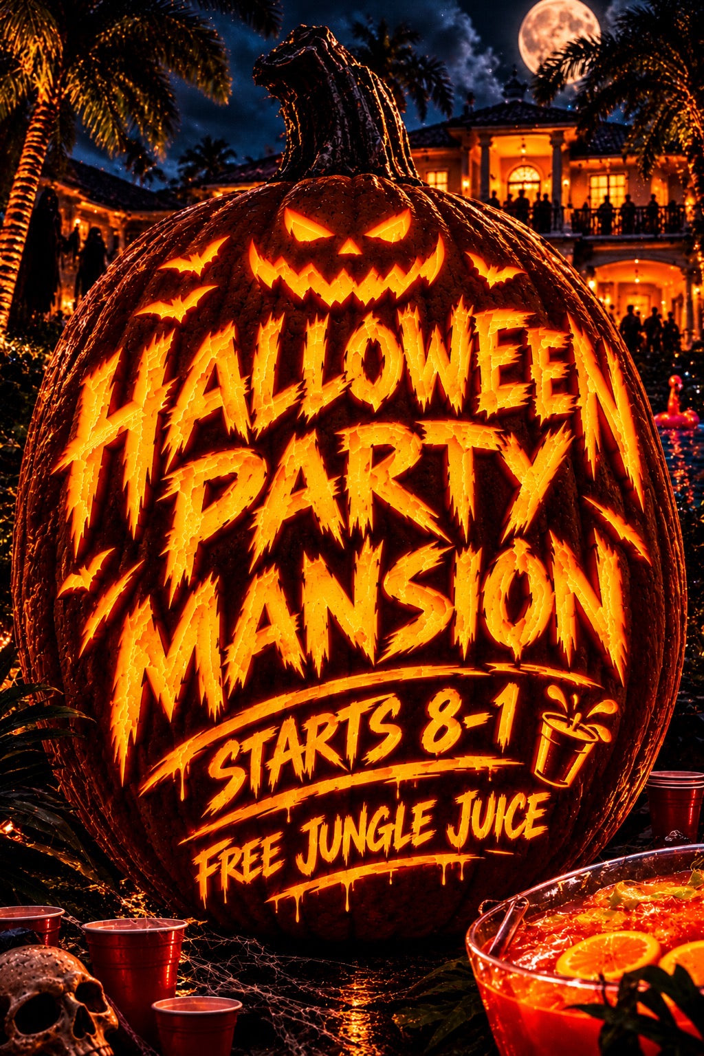 October 30th: PRE HALLOWEEN MANSION PARTY